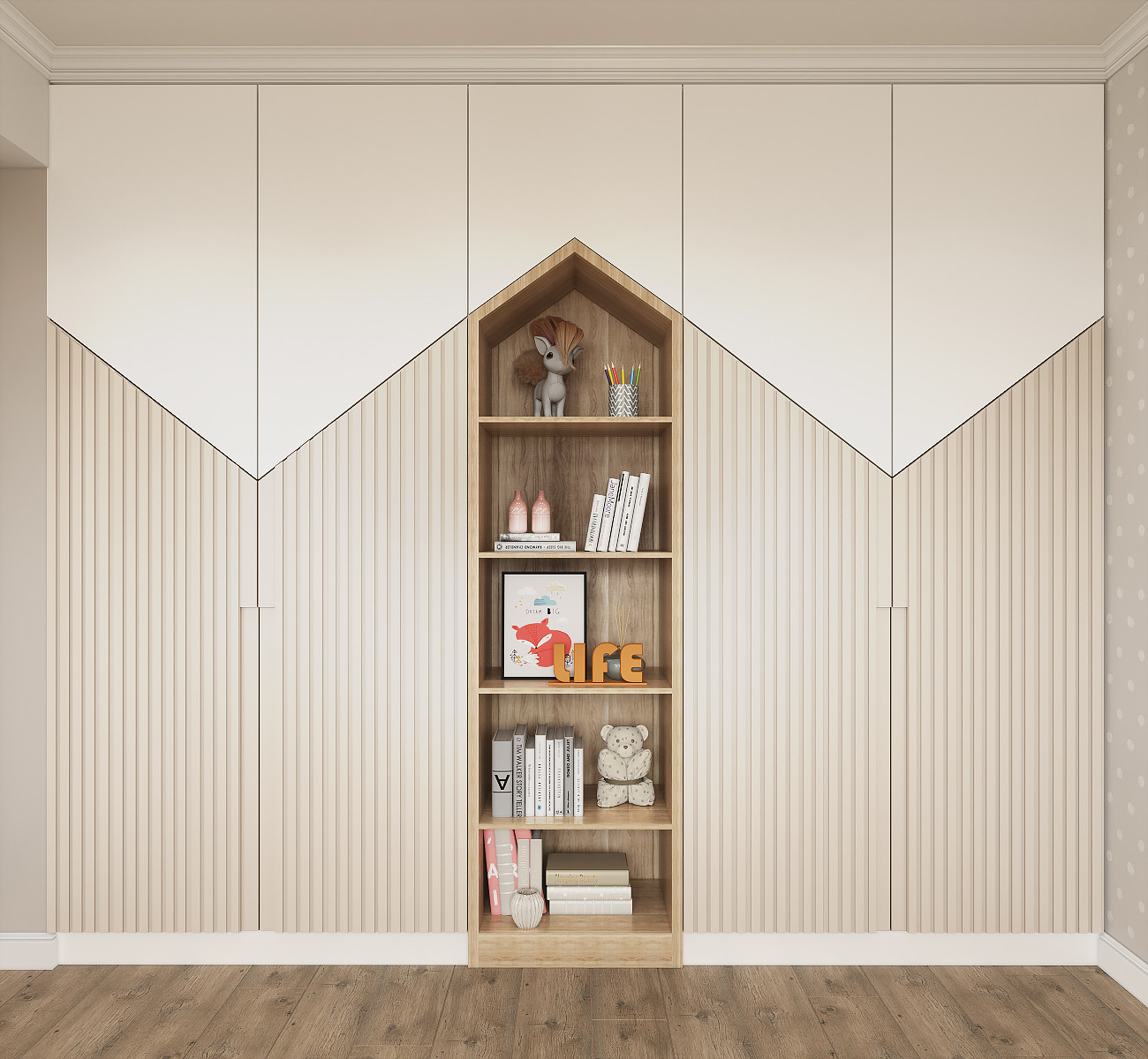 Двухкомнатная квартира с гостиной-холлом