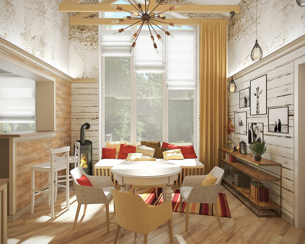 Дизайн-проект дома 100 м.кв. в КП Усадьба Север, пригород Екатеринбурга