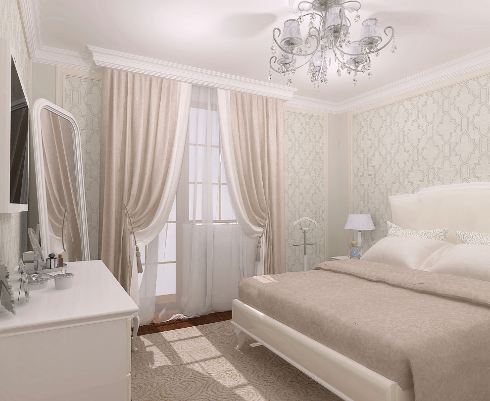 Обложка проекта: Неоклассика. Акцент на белый.