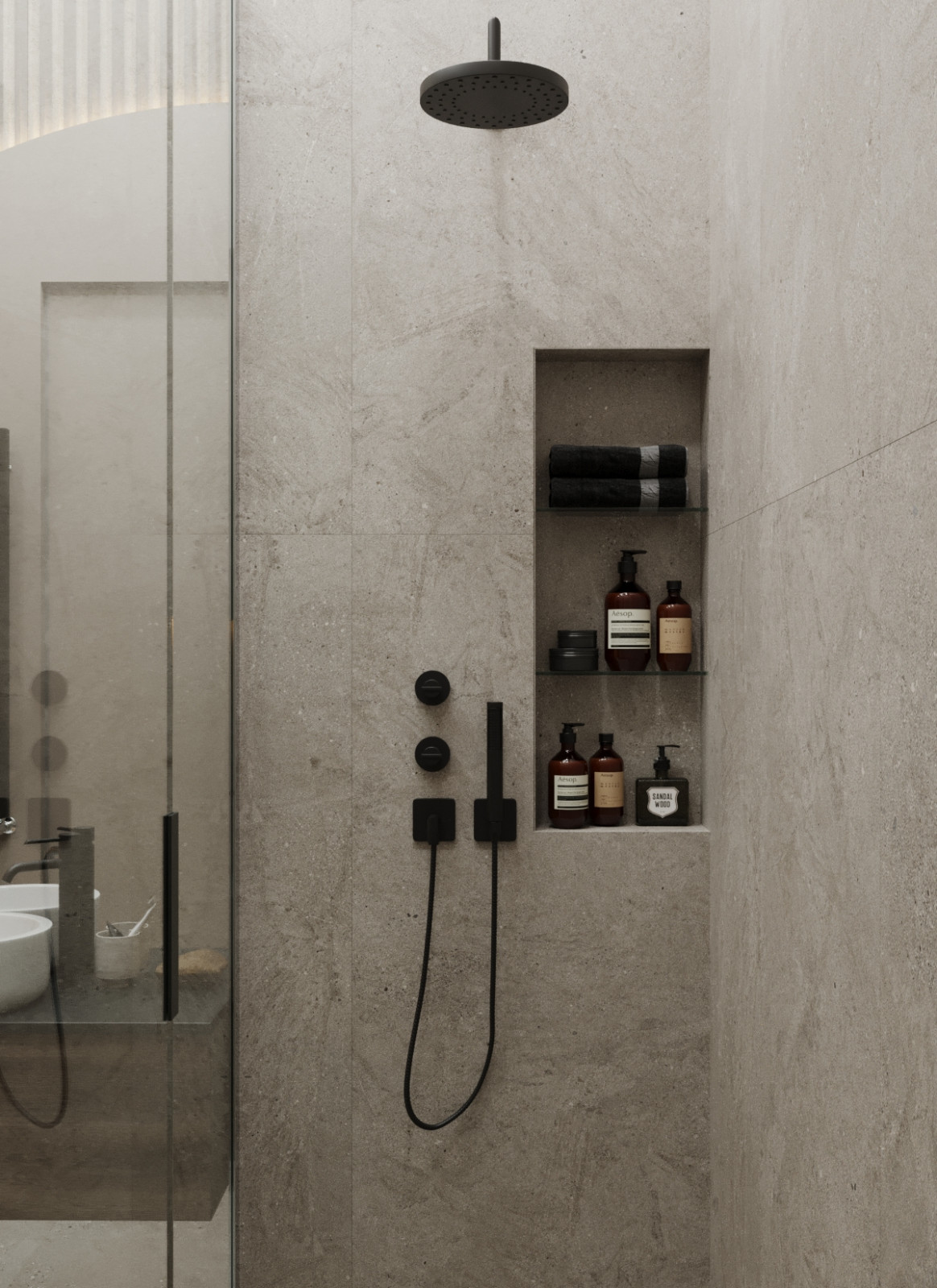 Квартира в серых тонах