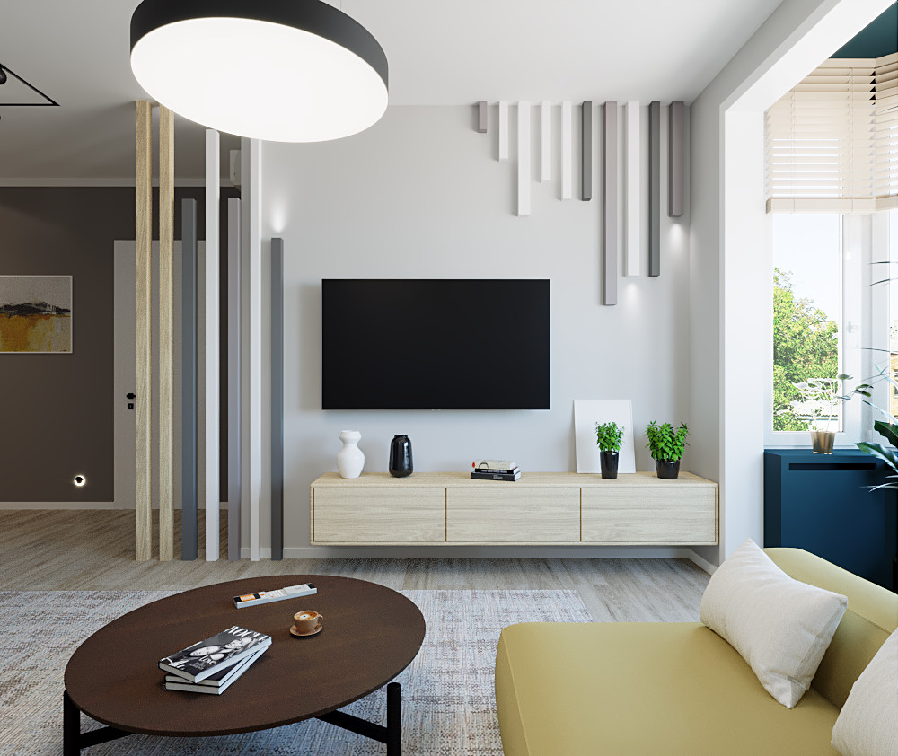 Современная квартира для молодой семьи