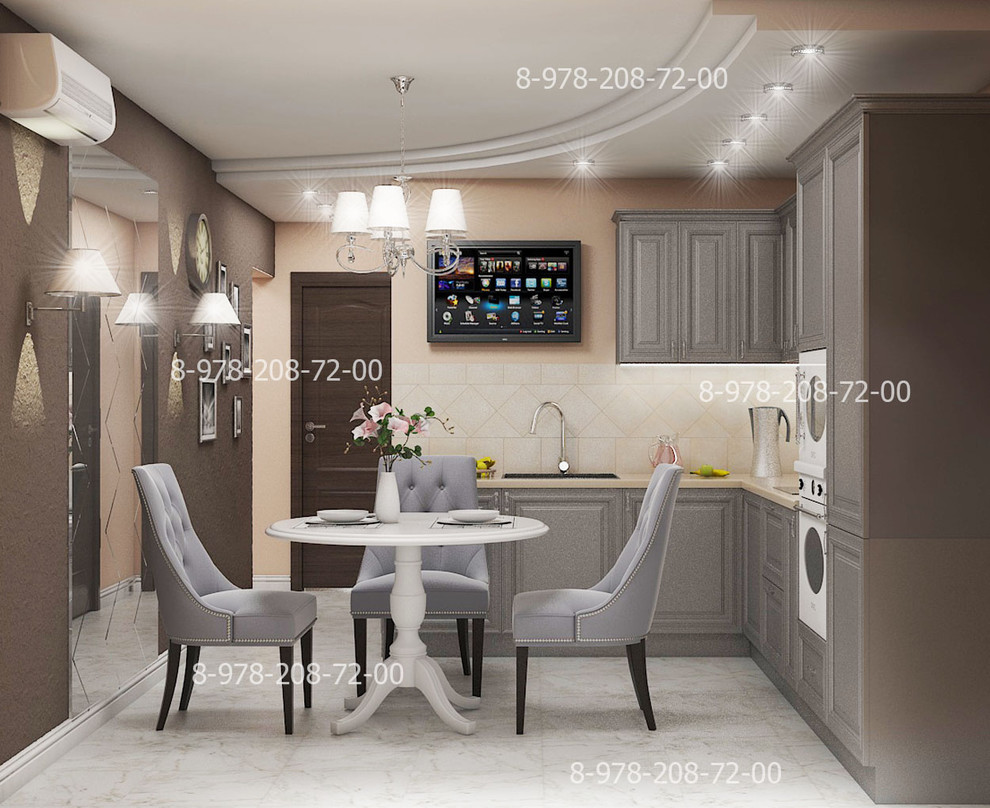 Кухня - балкон - коридор