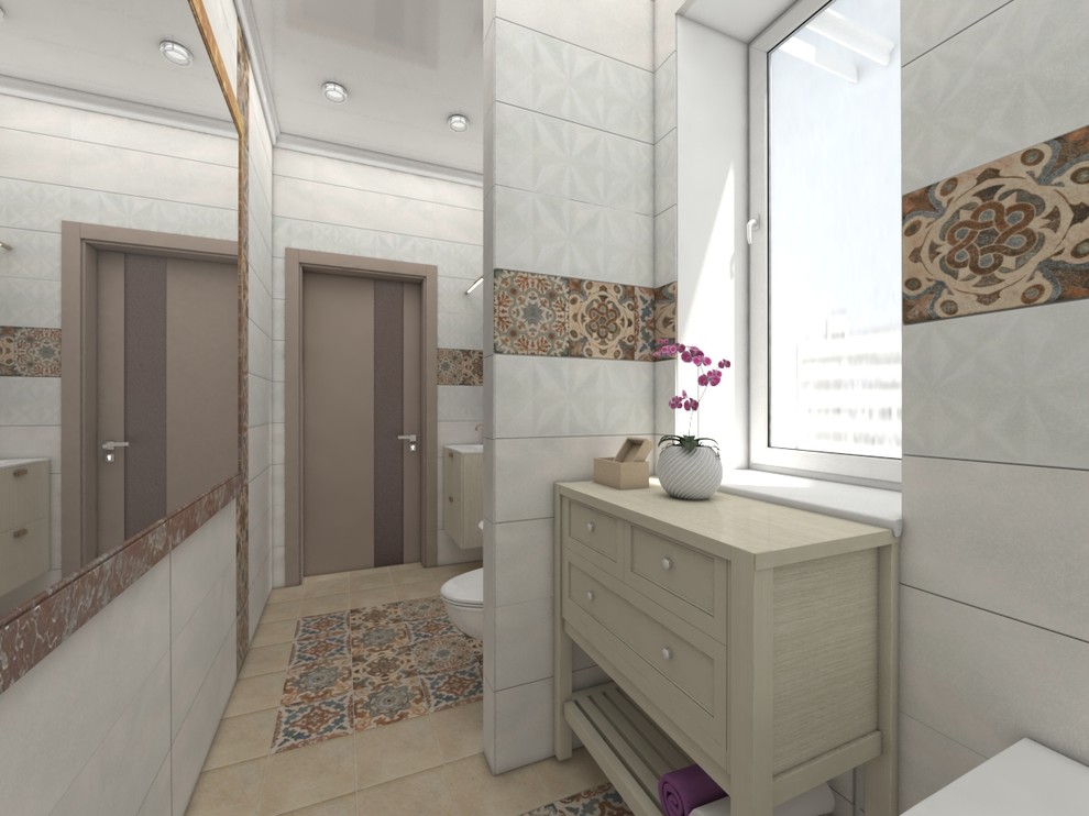 Две ванной комнаты в коттедже