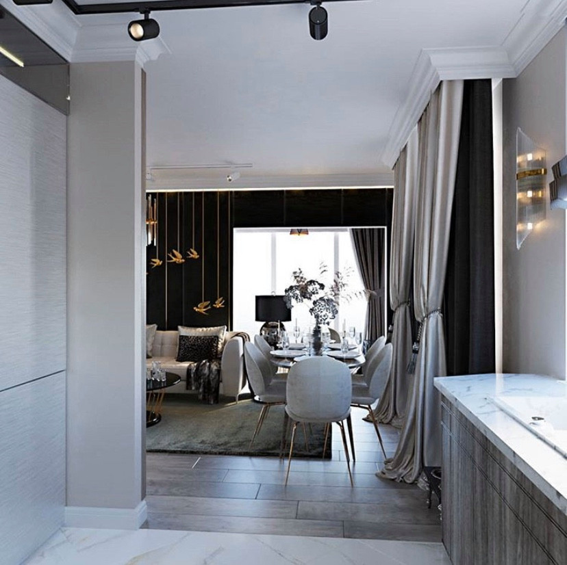 Обложка проекта: Проект ЖК «ОРАНДЖ ПАРК» Квартира 100м.кв. для молодой семьи.