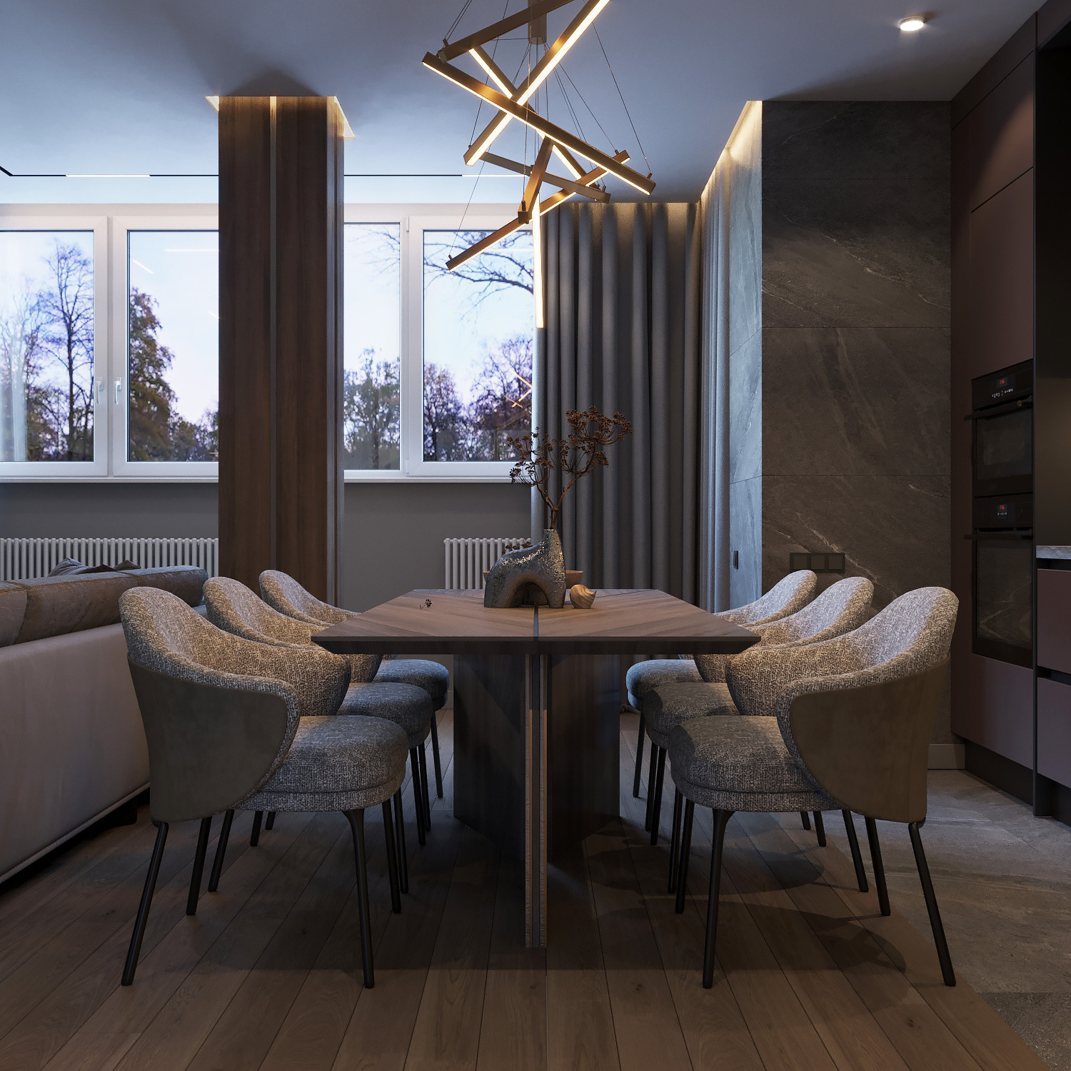 ДИЗАЙН ПРОЕКТ КАВАРТИРЫ НА ПАРКОВОЙ