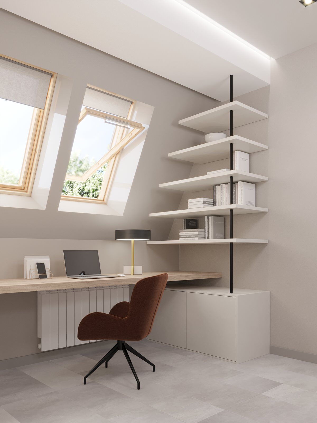 Двухкомнатная квартира с мансардой под Калининградом