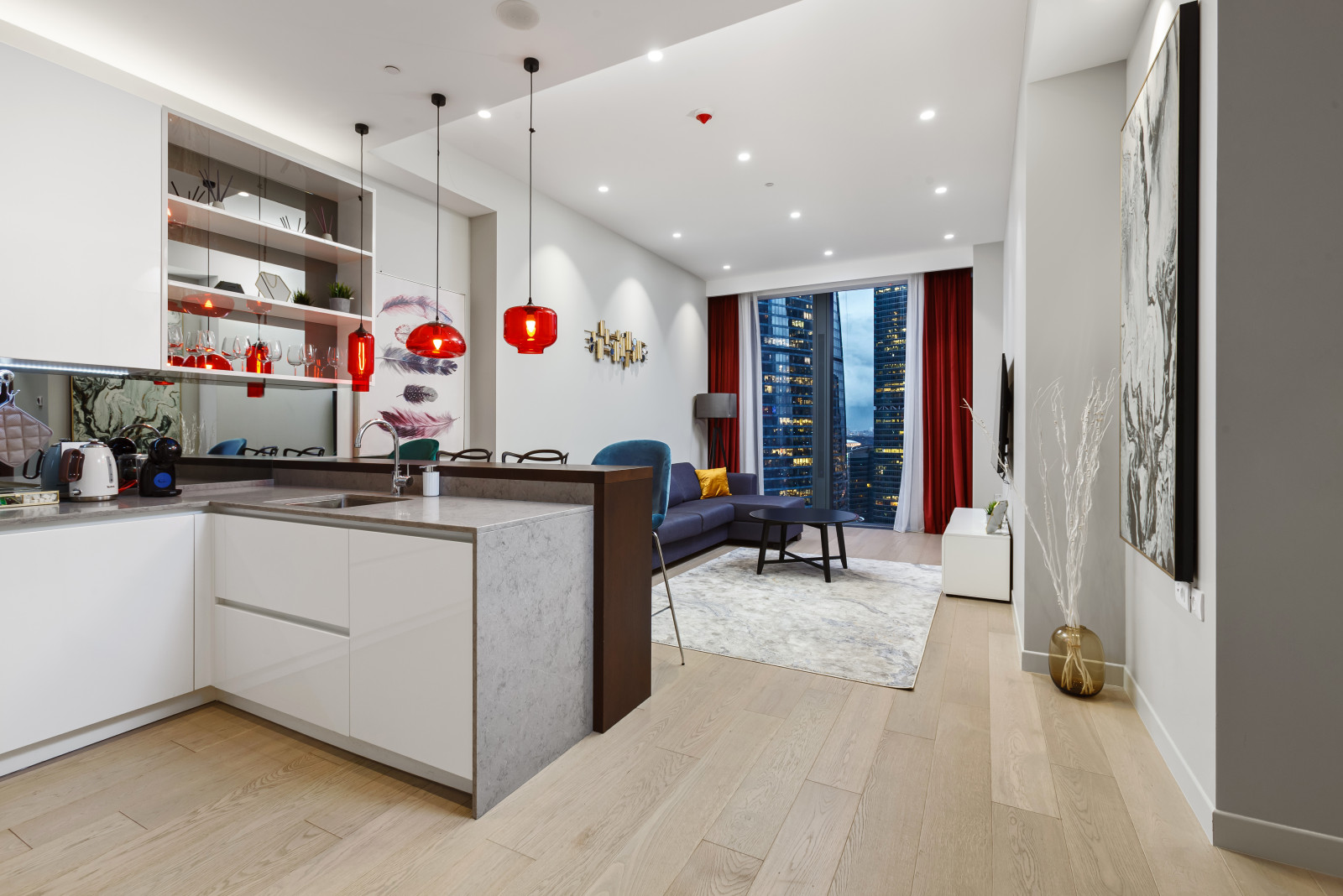 Апартаменты в Башне Нева