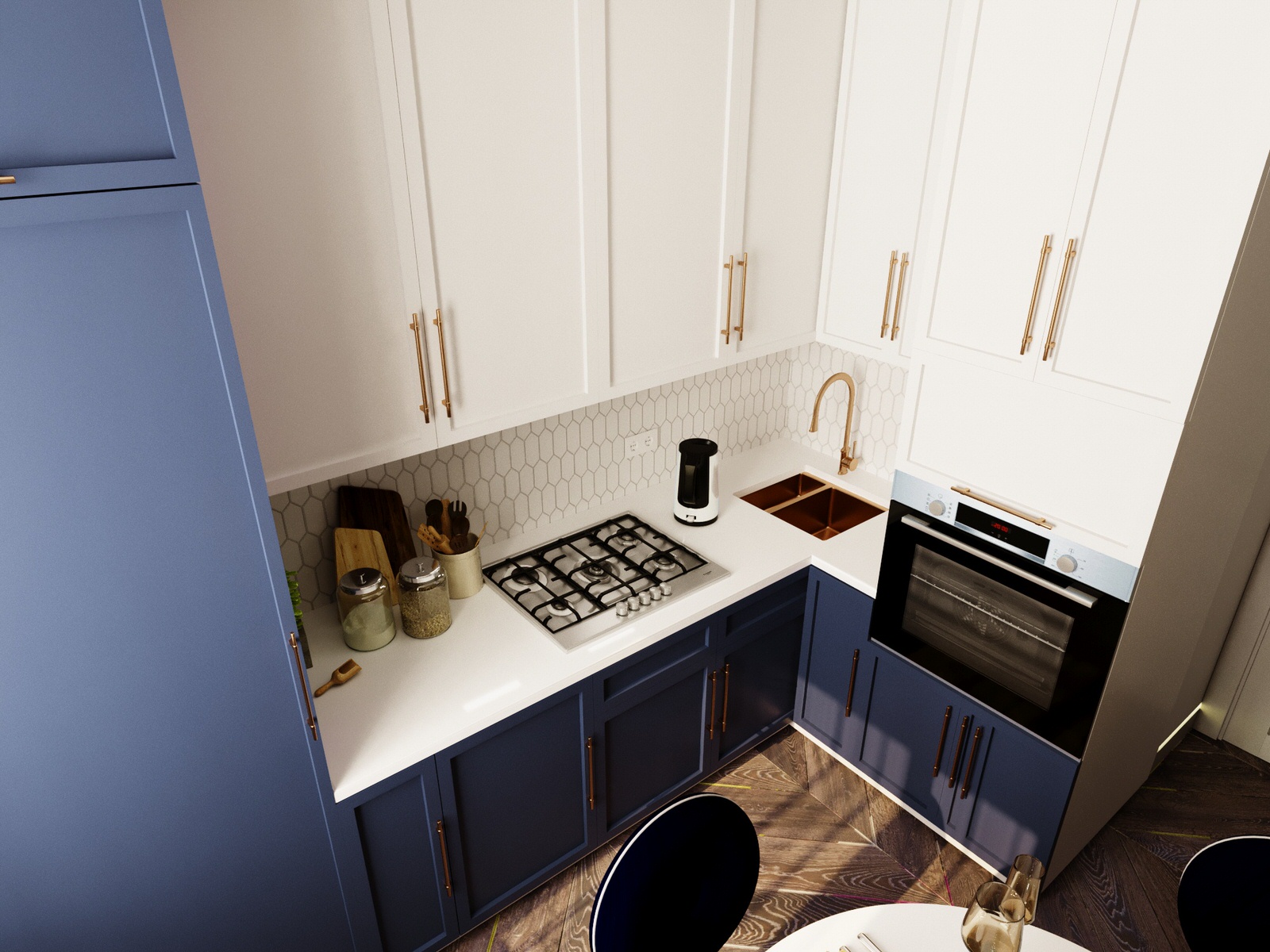 Дизайн кухни в ЖК "Вертикаль", г. Тула