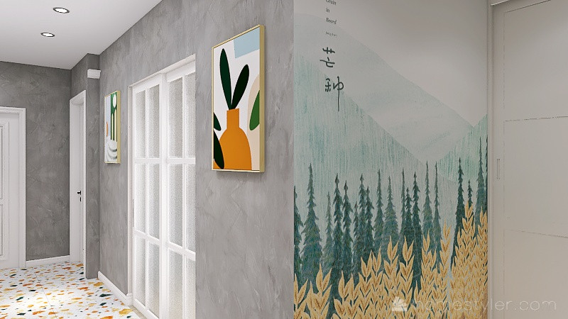 Трехкомнатная квартира в современном стиле