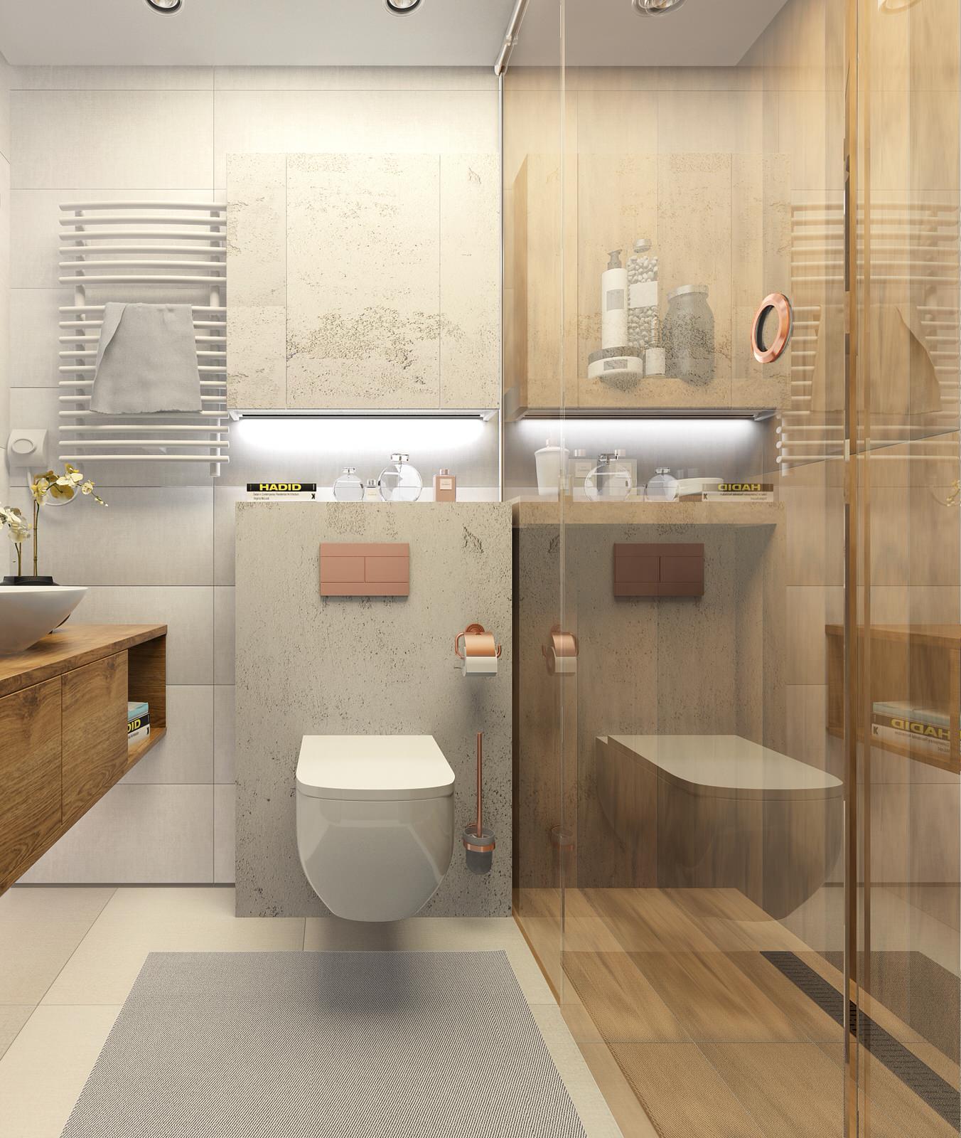 Санузел в современном стиле