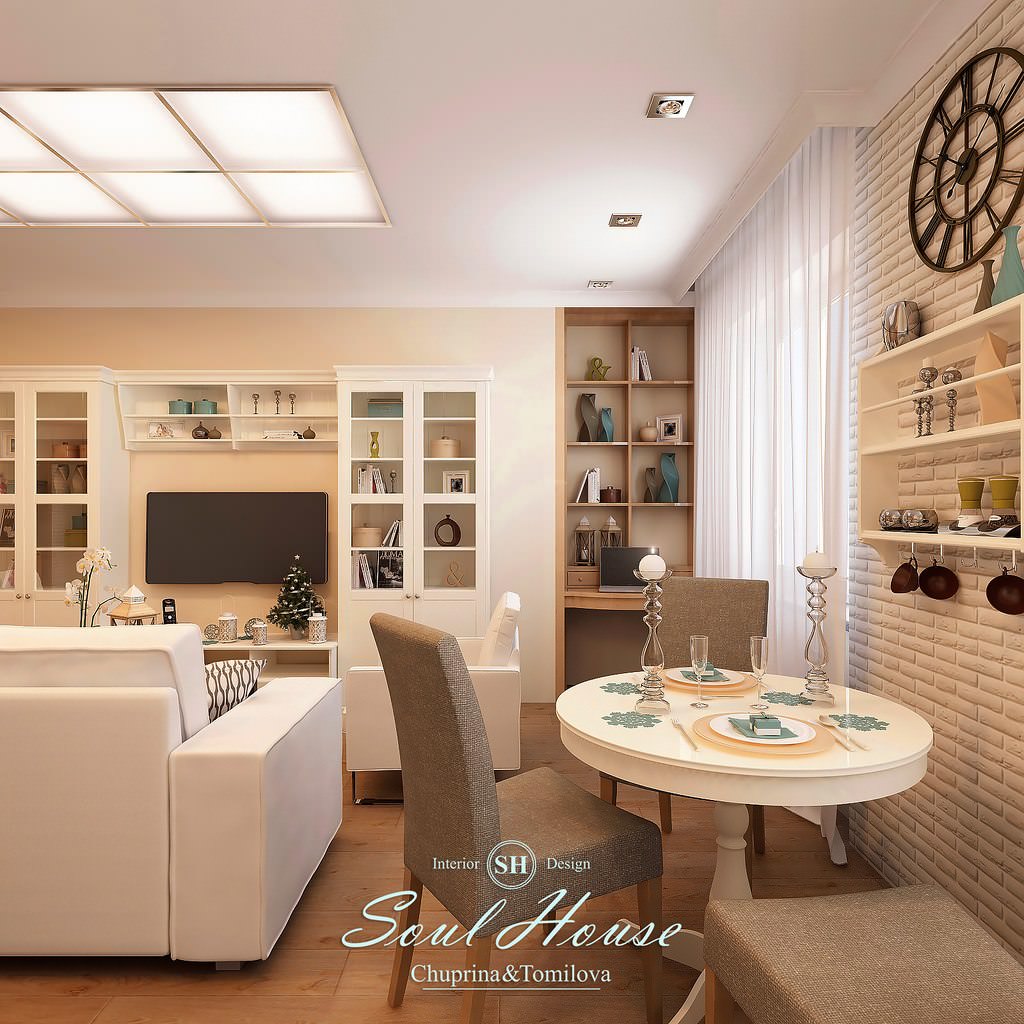 Stylish studio apartment.Стильная квартира студия.