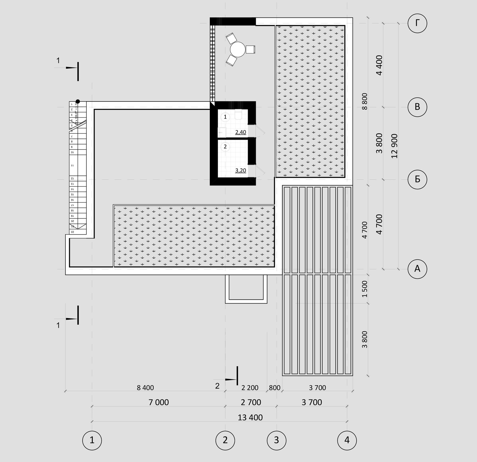 Конкурсный проект "Меандр-дом"