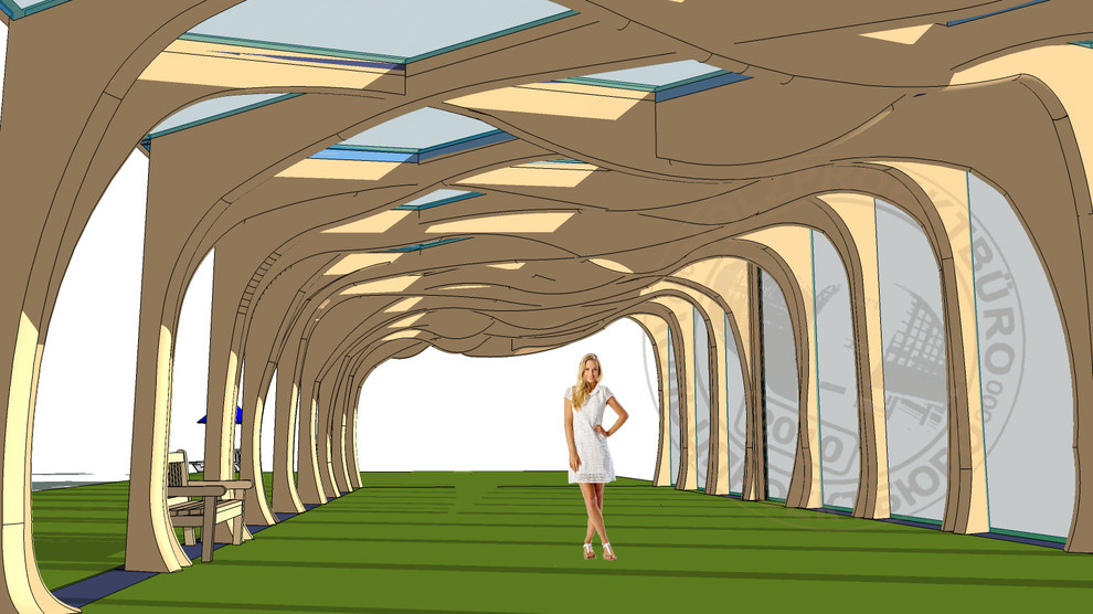 внесение изменений в архитектурный проект сарая для устройства ресторанного двор