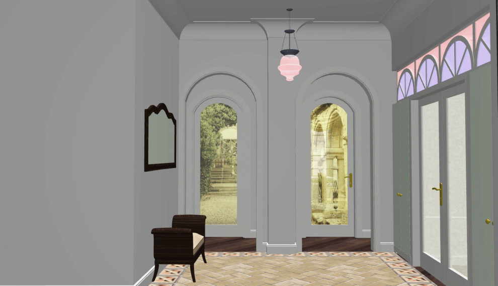 Обложка проекта: Английский колониальный. Дизайн-проект квартиры в историческом доме 1890 года на