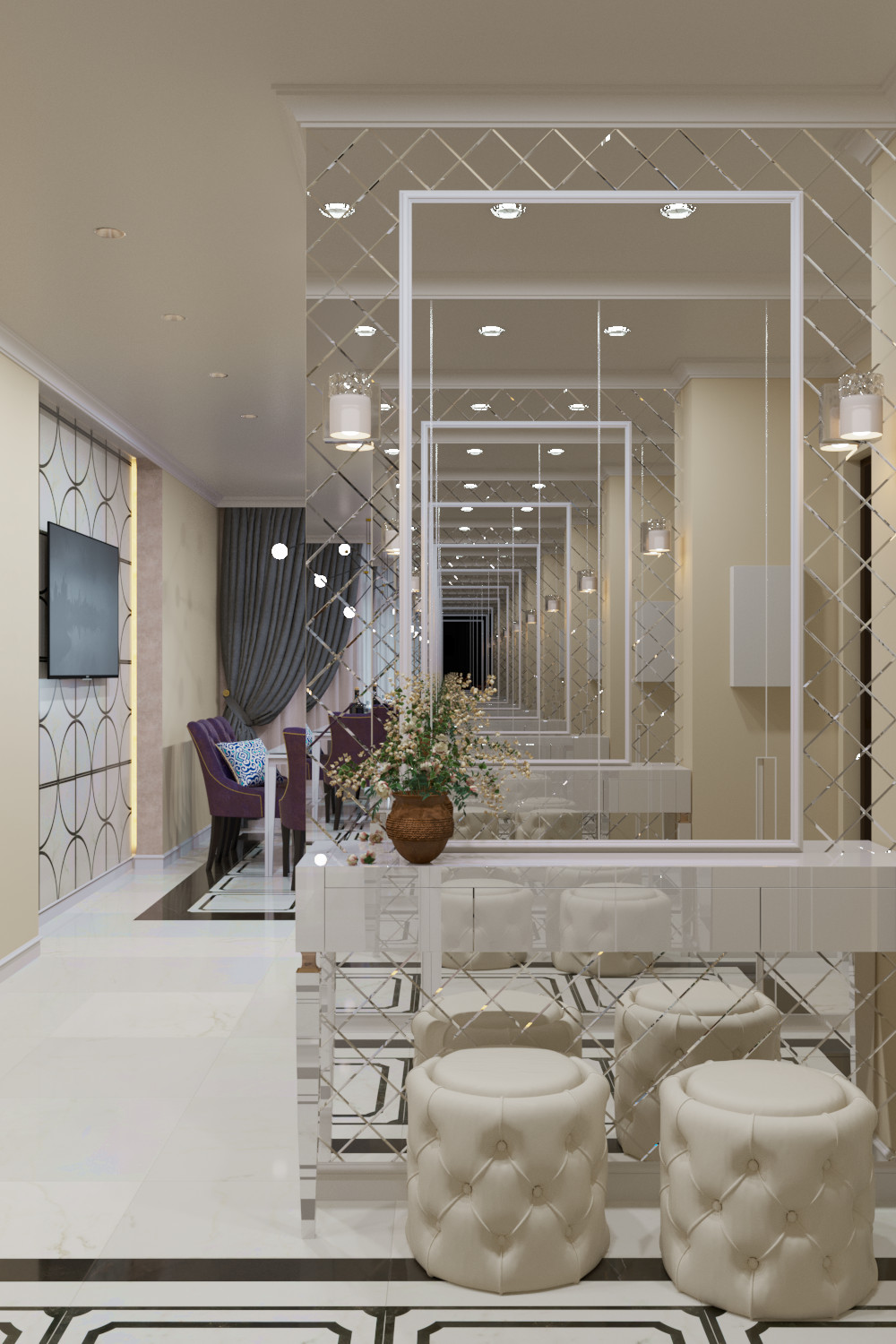 ЖК Бриз 3-х комнатная квартира (Дизайн проект)