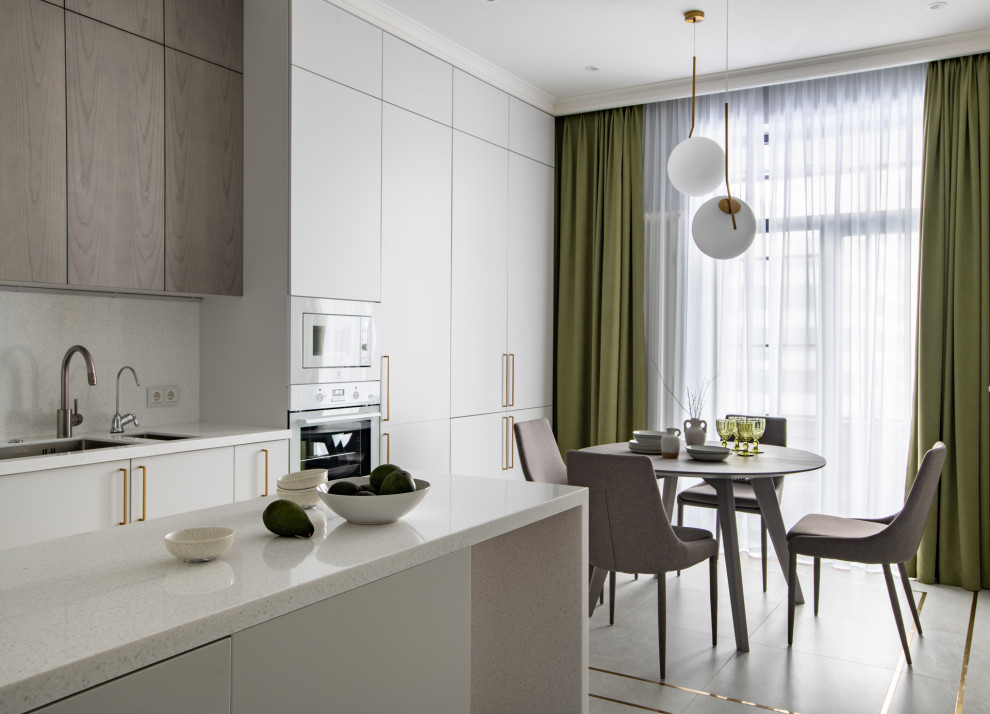 Журнал «Идеи Вашего Дома» назвал этот интерьер «обволакивающий уютом»