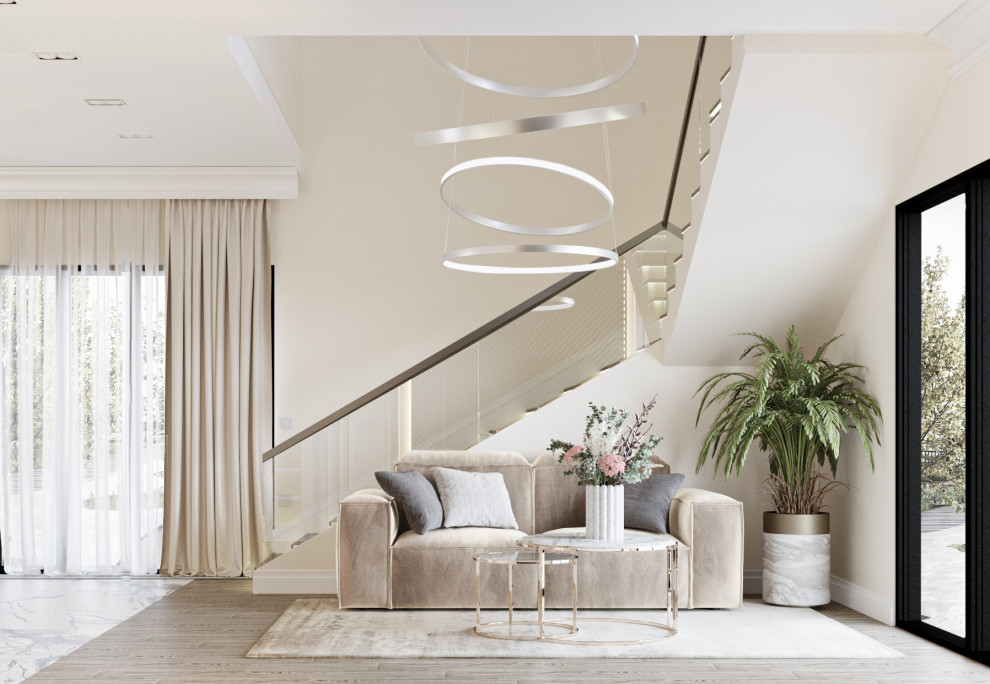 Частный дом в стиле неоклассика и лофт