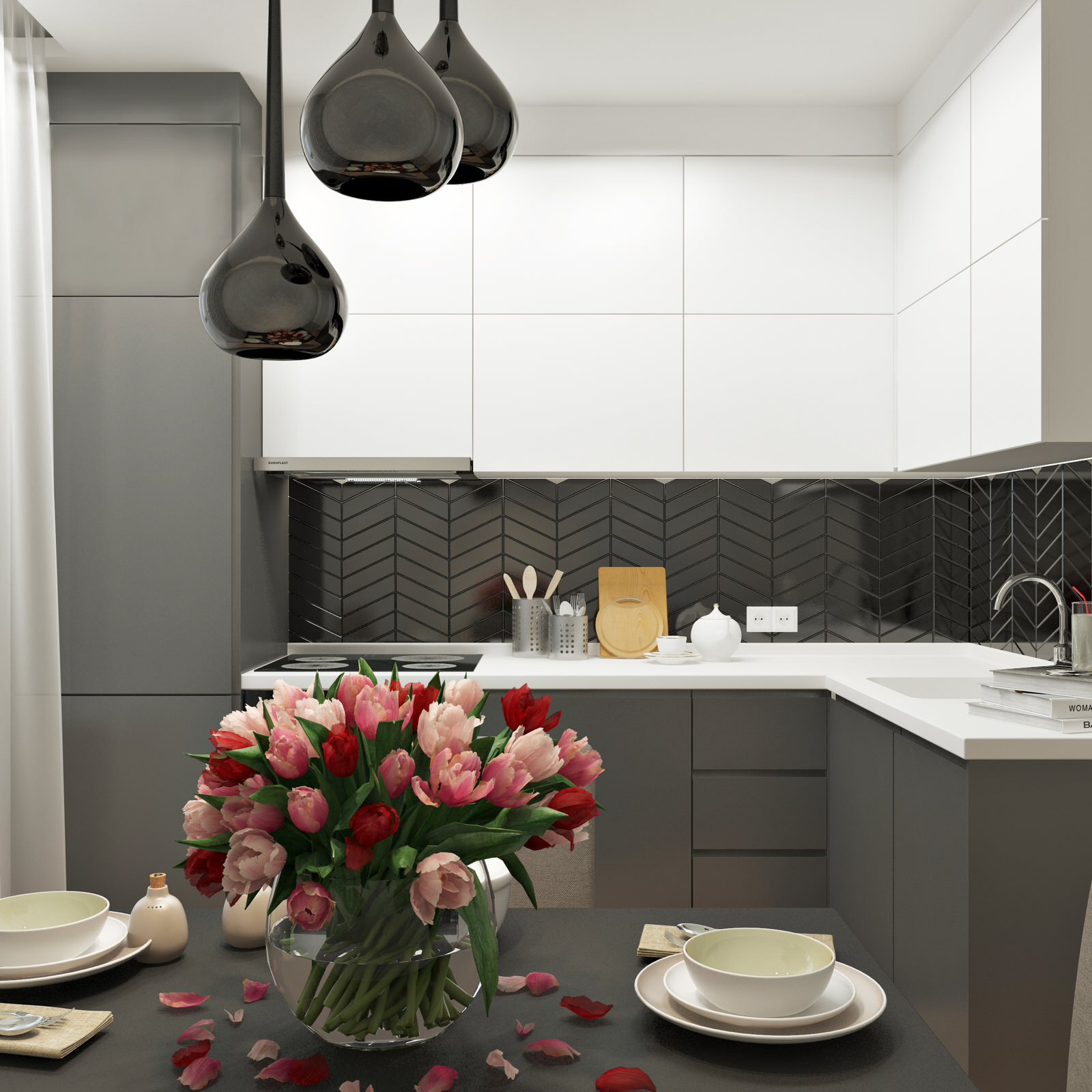 Минималистичная квартира в Подмосковье, г. Видное.