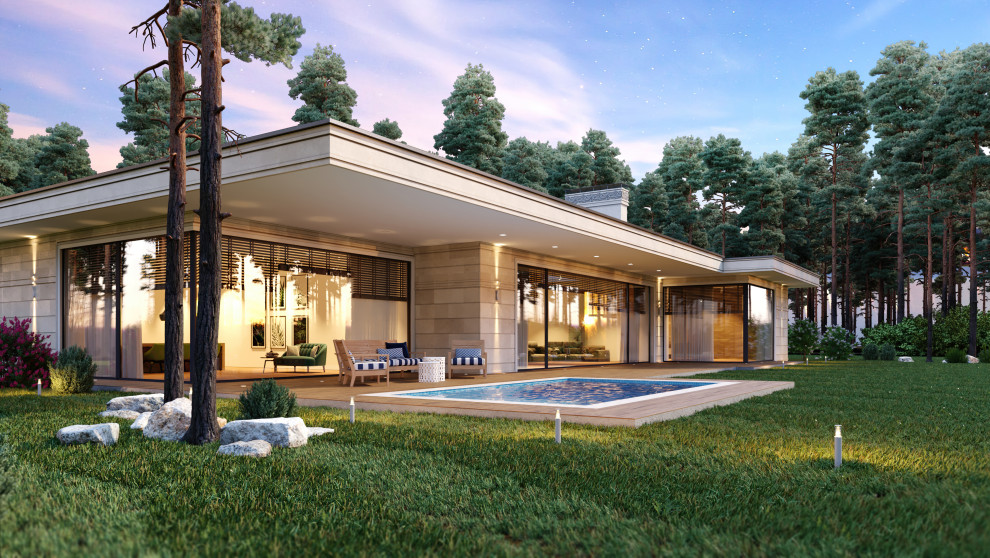 Обложка проекта: Проект виллы в коттеджном поселке Новая рига