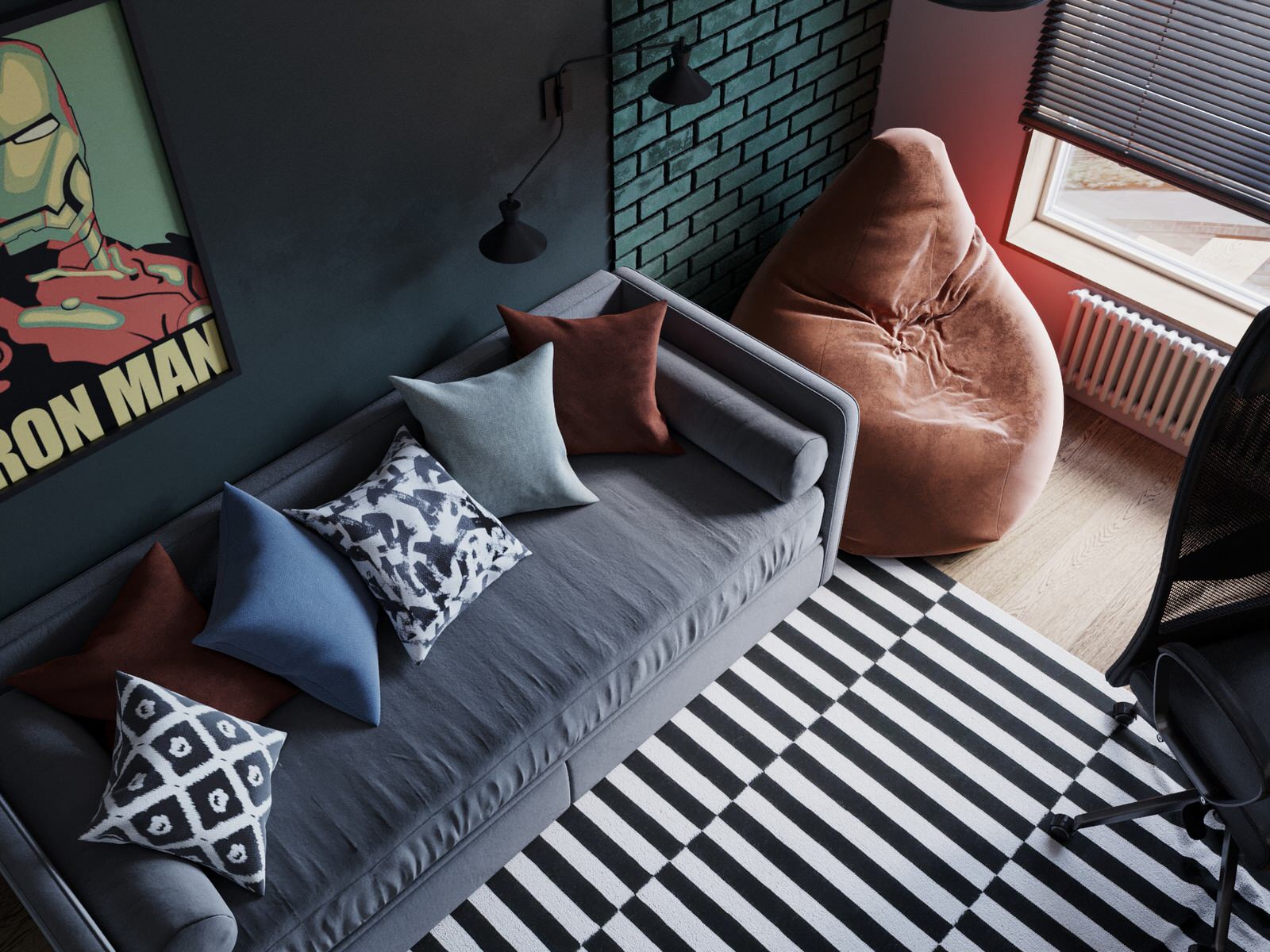 Трёхкомнатная квартира для семьи с двумя детьми в ЖК Академика Павлова