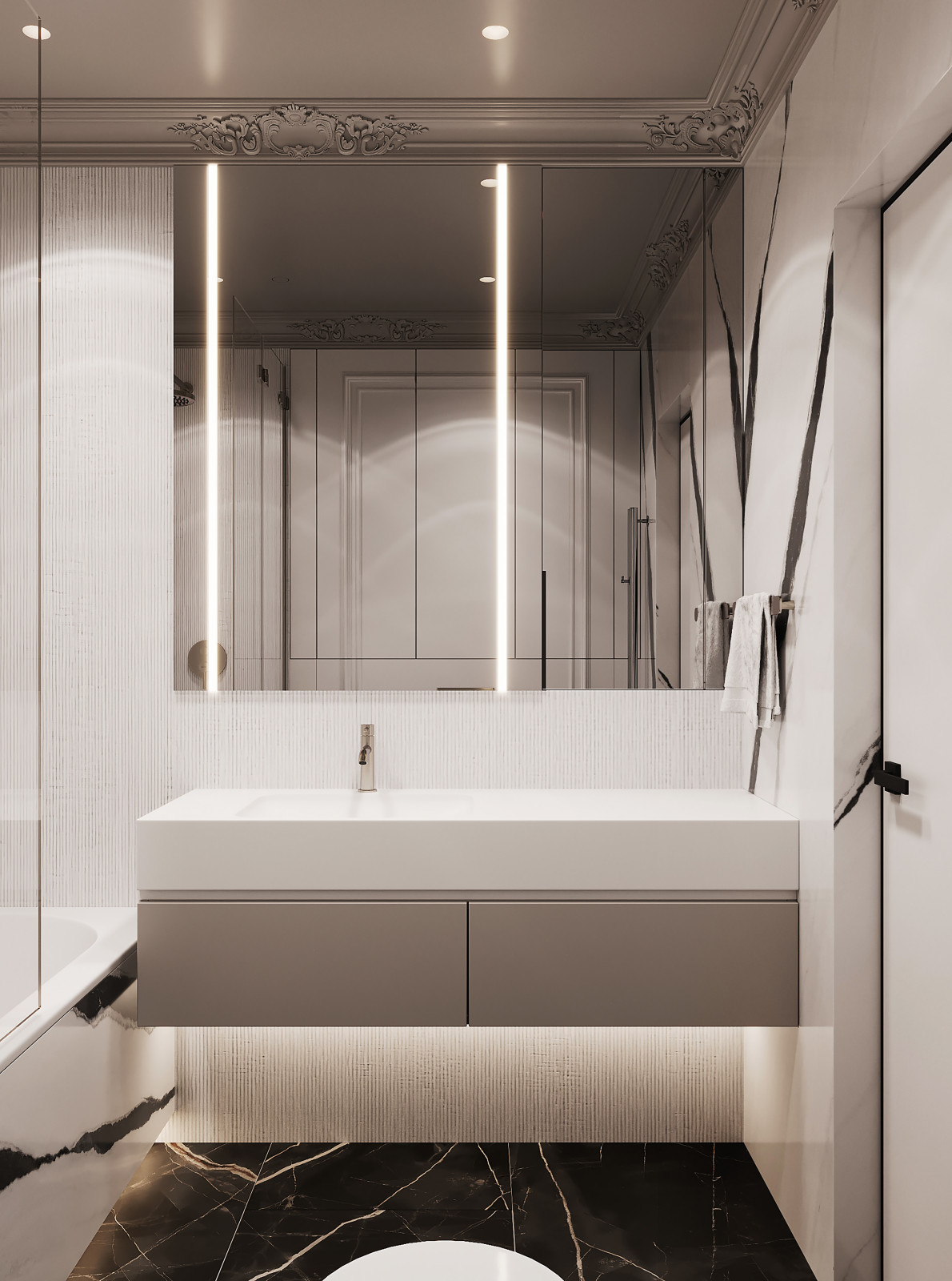 Обложка проекта: Ванная комната ЖК 5 звезд