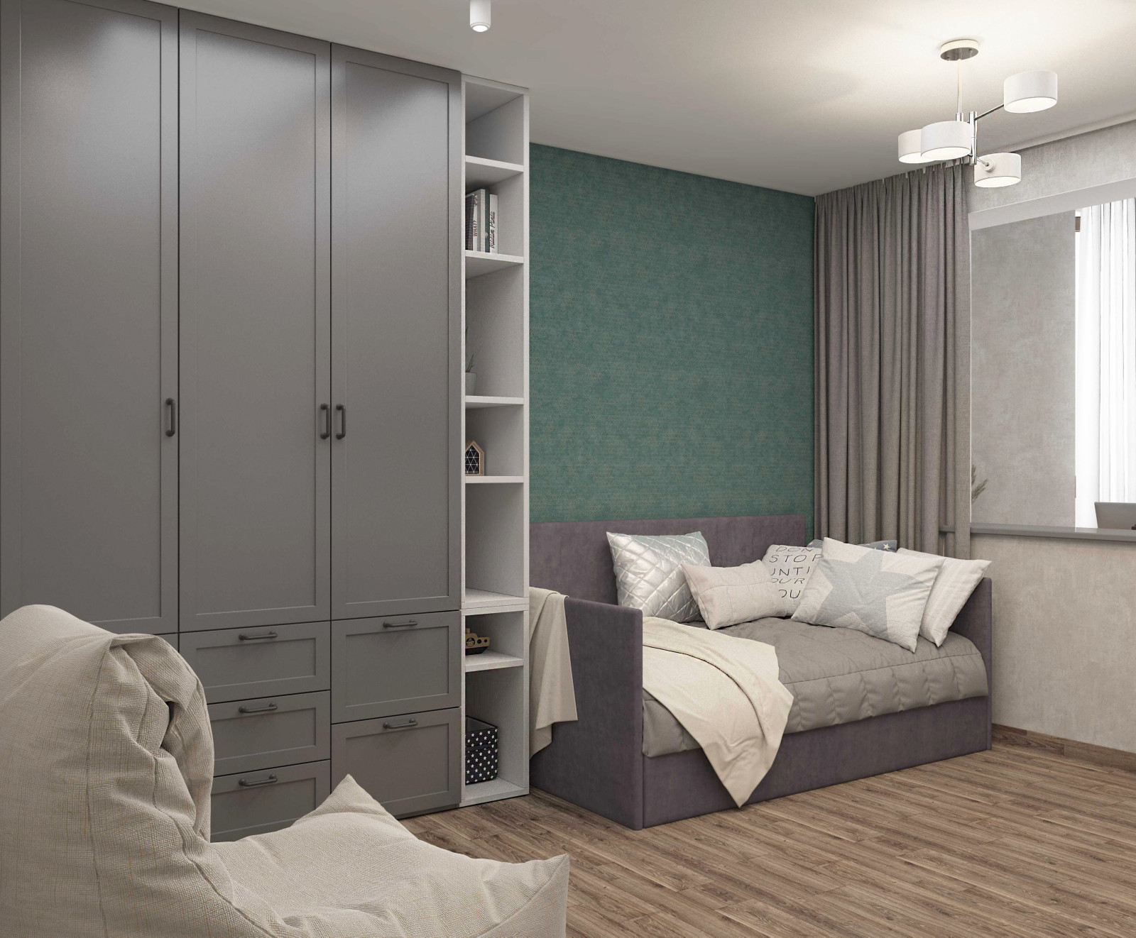 Дизайн-проект комнаты подростка