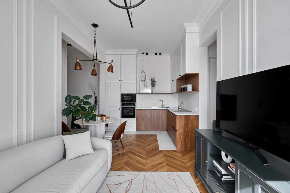 Дизайн  квартиры в стиле Mid-century