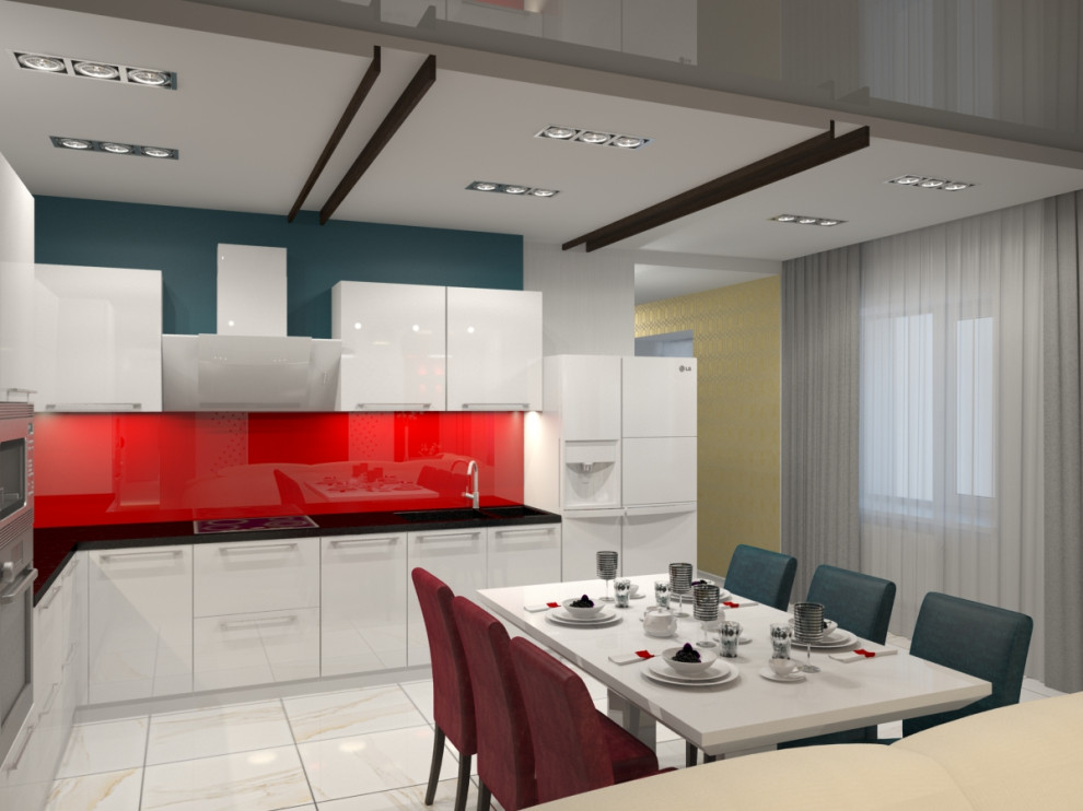 гостиная-кухня