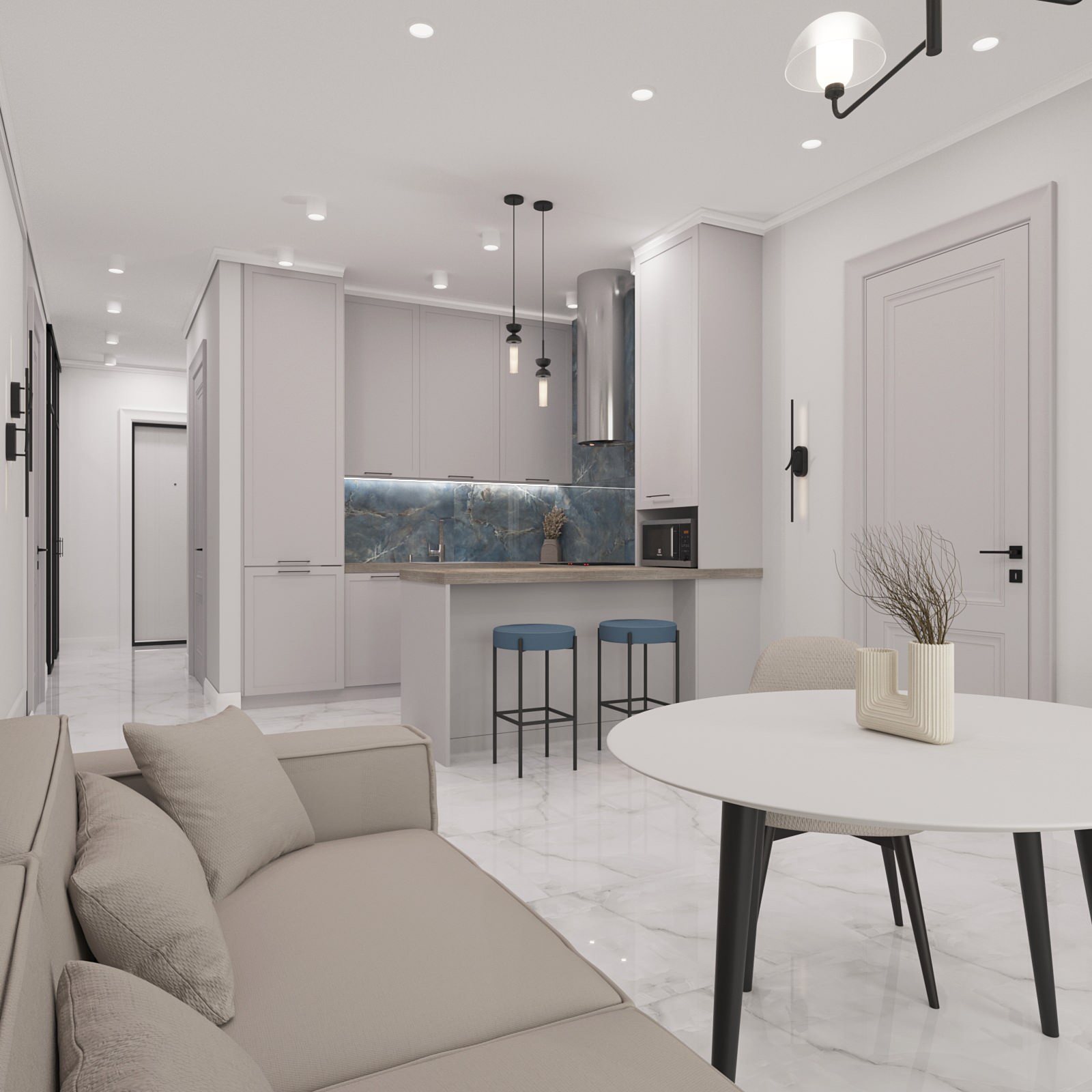 Квартира евродвушка в Русской Европе