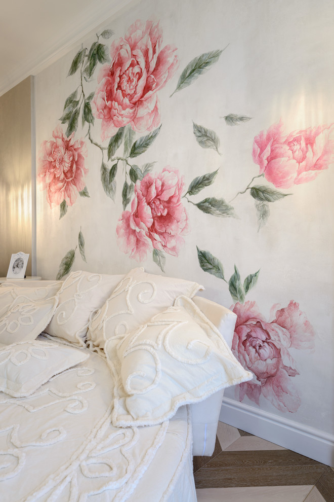 техники БАРХАТ и ФРЕСКА в спальне