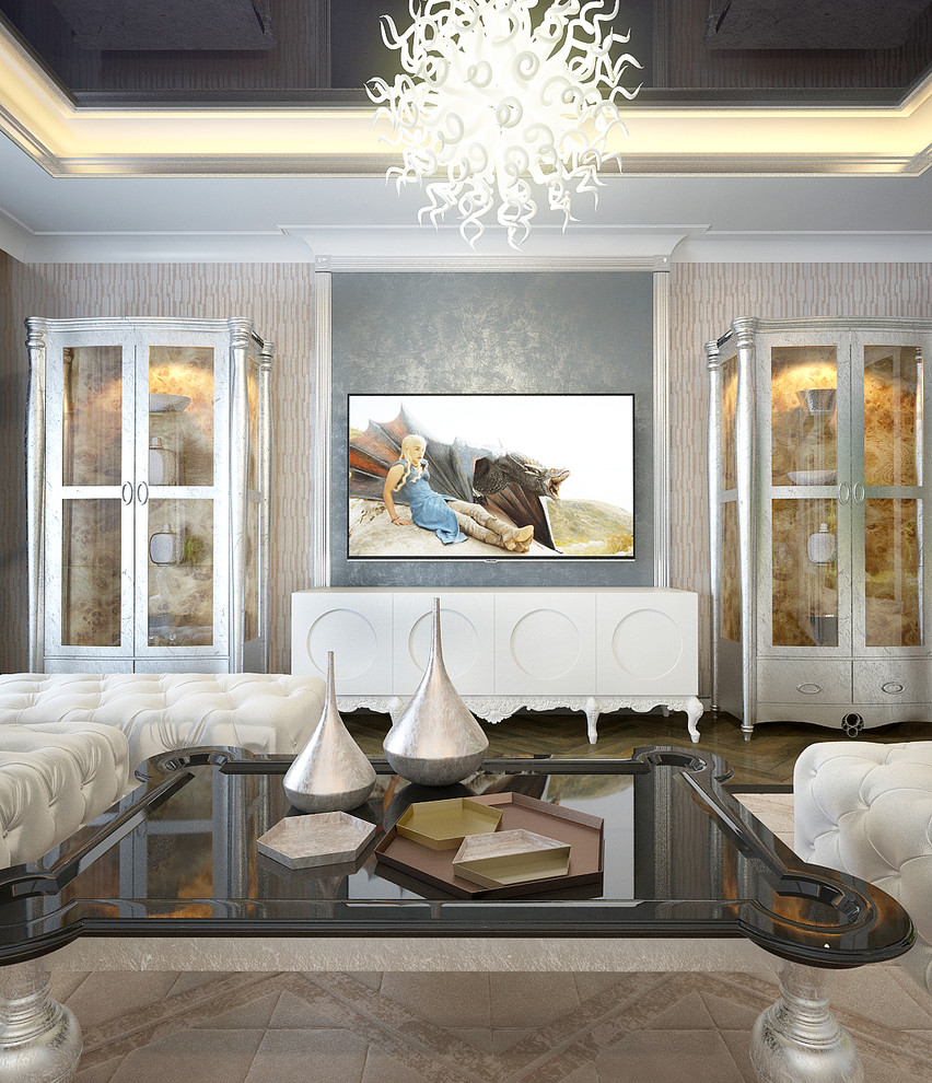 Интерьер дома 285 метров.