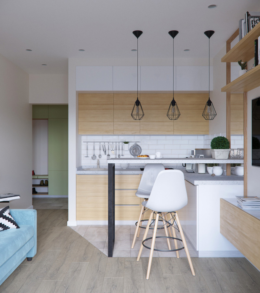 Дизайн студии в скандинавском стиле