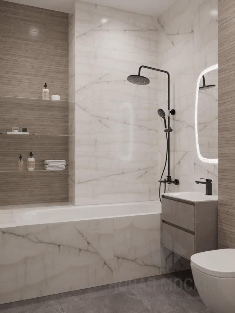 Дизайн-проект однокомнатной квартиры 40 кв.м в ЖК «Москва А101»