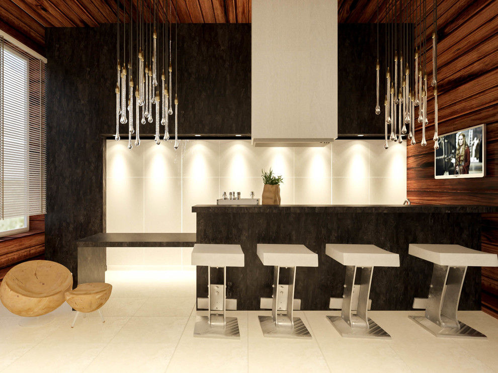 Обложка проекта: Кухня -гостиная Мысхако