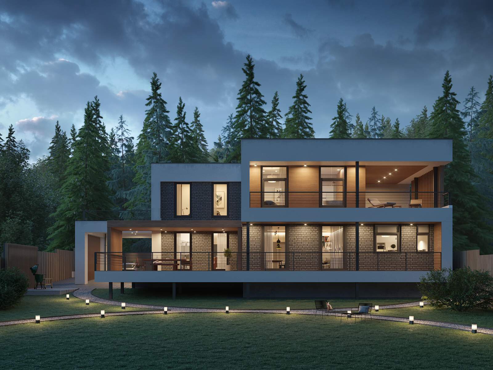 Обложка проекта: Реконструкция дома на Новорижском шоссе, 250м2