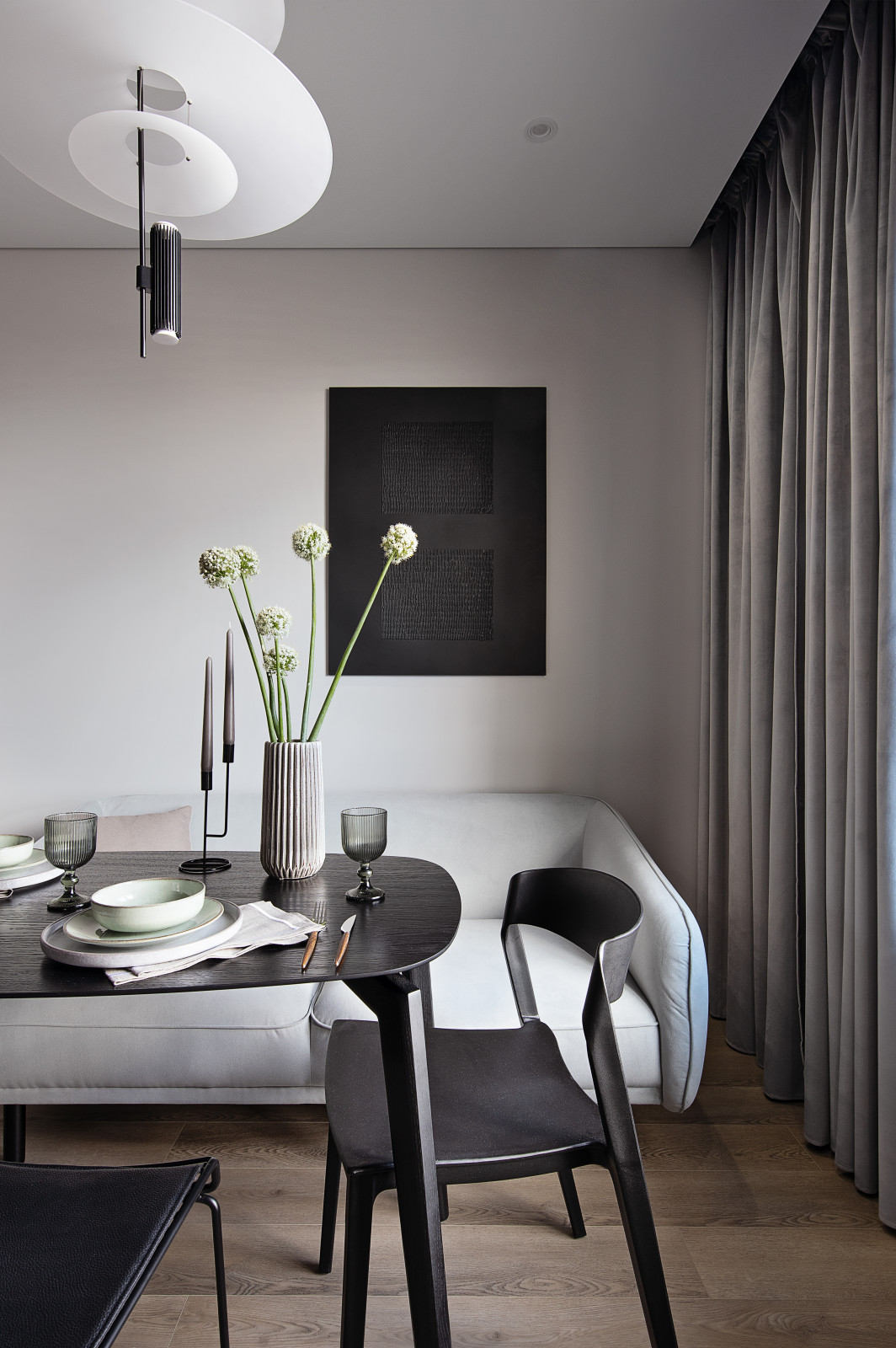 Реализованный дизайн-проекта квартиры под сдачу