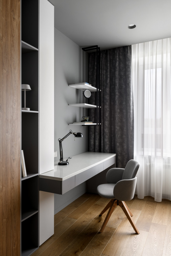 Натуральные материалы в интерьере трехкомнатной квартиры