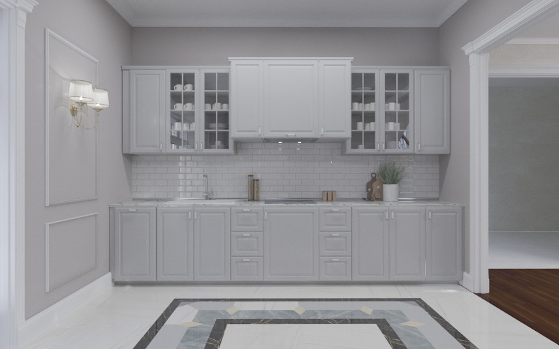 Классика. Проект в пос."Снегири" в г.Томск 2019 г.