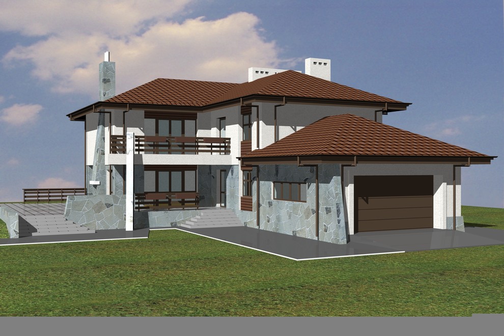 3D: Визуализация экстерьеров частных домов