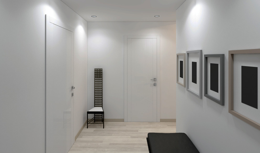 Дизайн апартаментов в стиле black&white. 2013 г. - по мотивам фильма "Американск