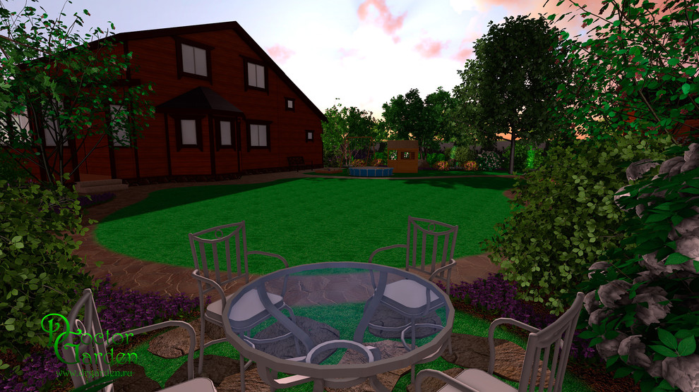 Сад для большой семьи