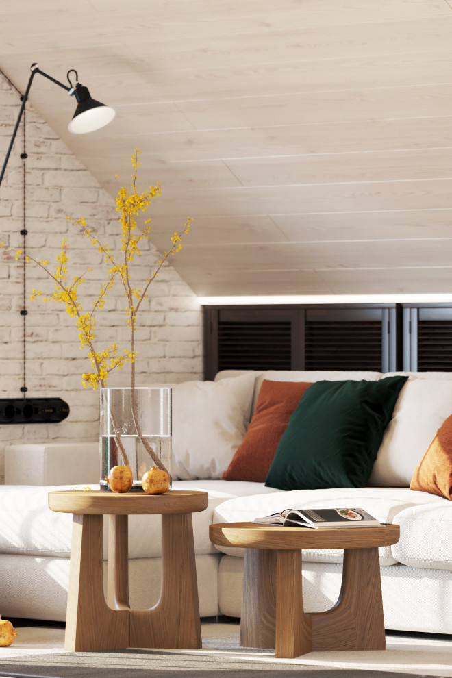 Гостиная в загородном доме