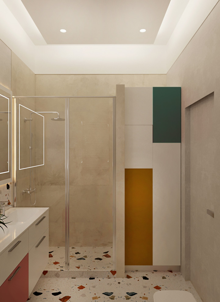 Яркий интерьер квартиры 48кв.м.