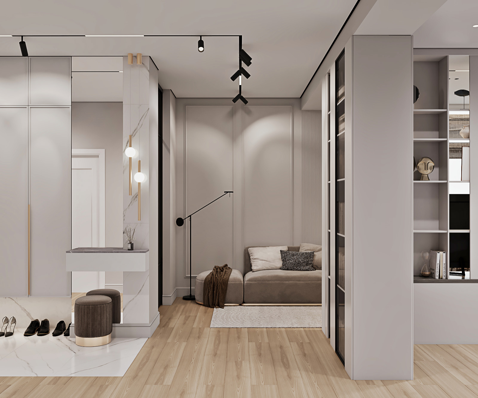 Кухня гостиная на ул. Воеводина г.Екатеринбург