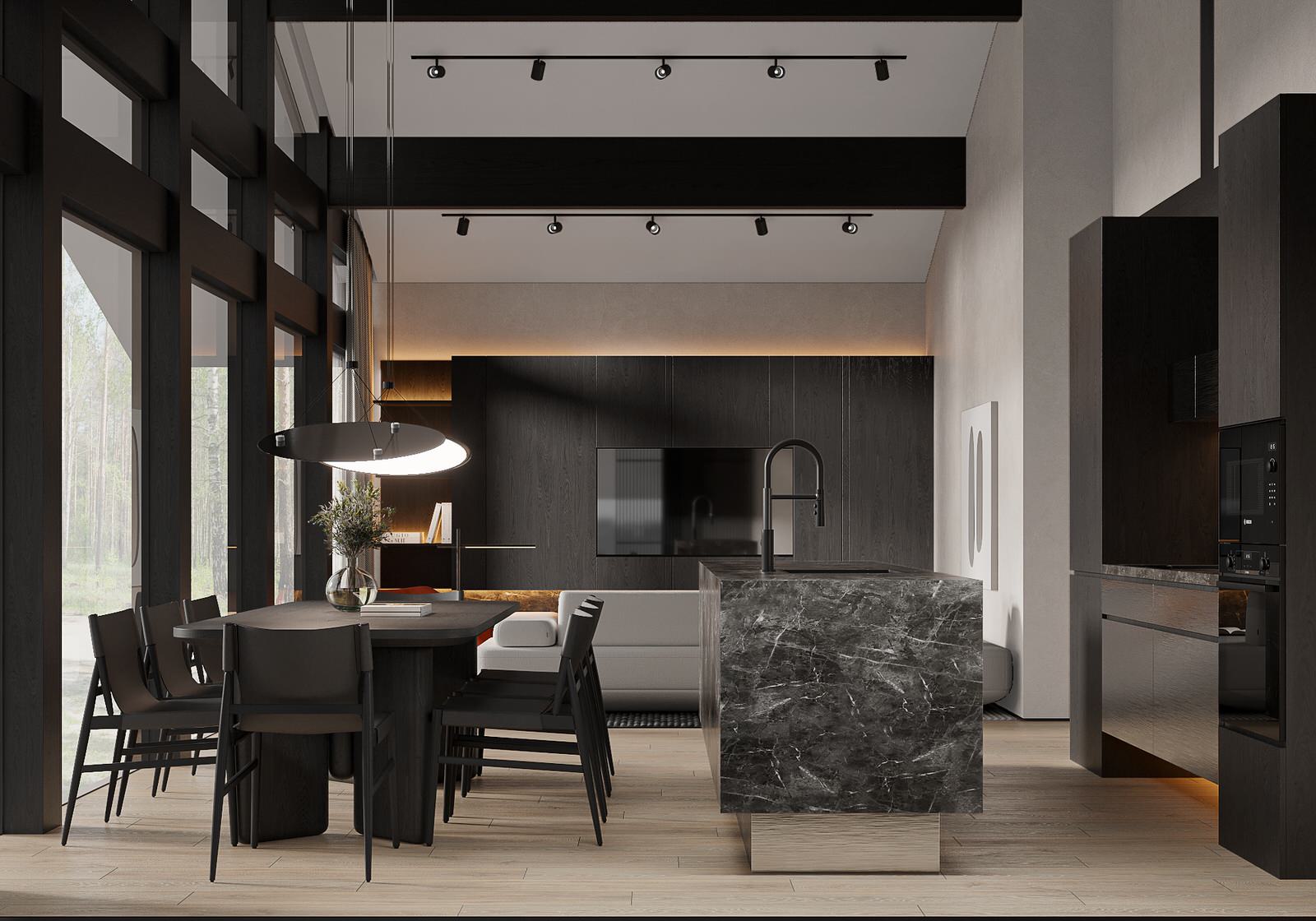 Кухня-гостиная