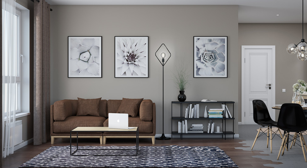 Обложка проекта: Скандинавский стиль в бежевом исполнение