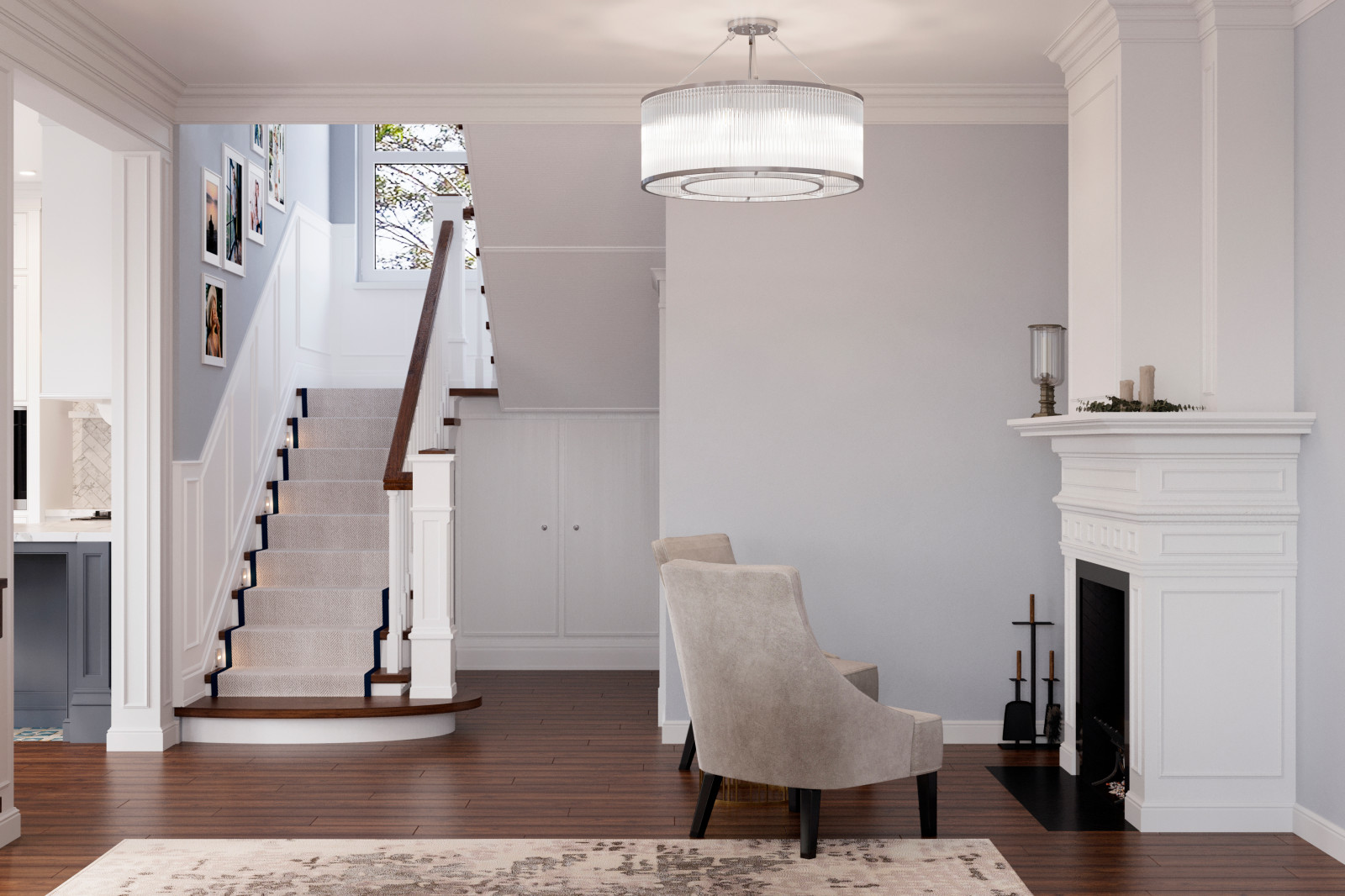 Загородный дом в американской классике для звездного клиента