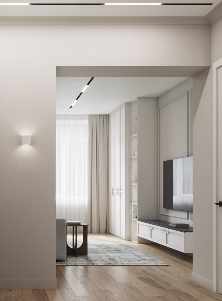 Дизайн-проект 3-х комнатной квартиры в Москве, 65 кв.м