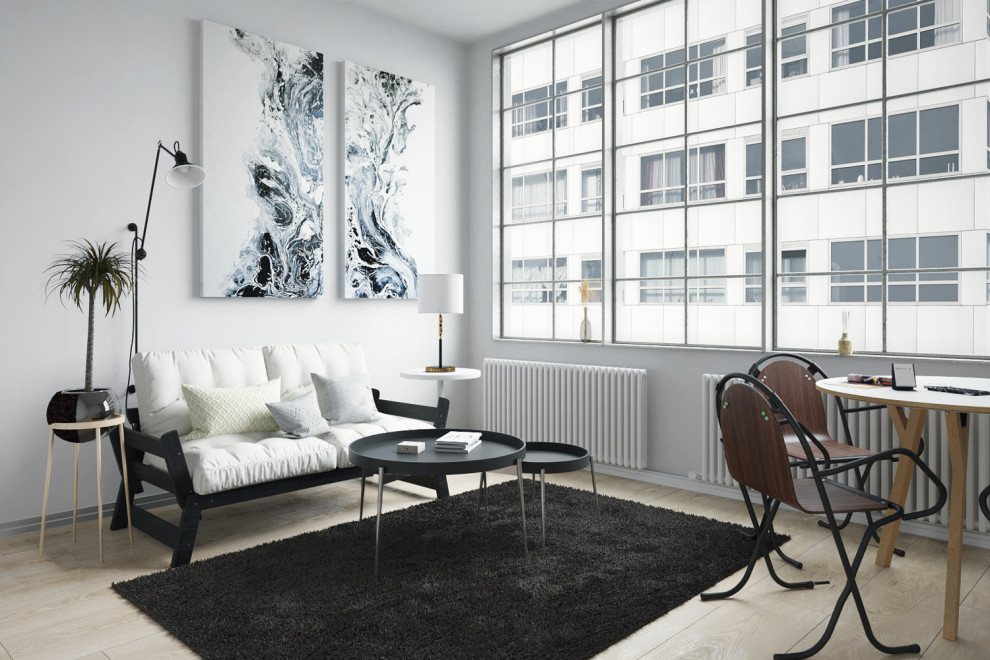 Обложка проекта: Визуализация светлого помещения