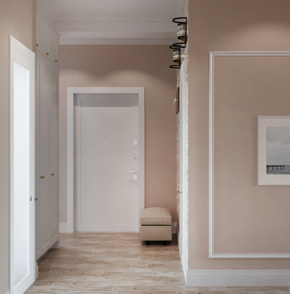 Дизайн проект квартиры общей площадью 87 м2 в стиле "Эклектика"